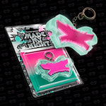 LE SSERAFIM 2ND SINGLE ALBUM MADE MY NIGHT CHEMICAL NIGHT (GLOW CLICKER KEYCHAIN)