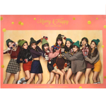TWICE MERRY&HAPPY 1ST ALBUM REPACKAGE OFFICIAL POSTER (HAPPY VER)