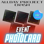 ALLDAY PROJECT 2ND EP ALBUM CRASH (FOCUS VER.) | WITHMUU OFFICIAL PHOTOCARD B (RANDOM 1 OUT OF 5)