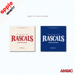 AM8IC 1ST SINGLE ALBUM RASCALS (FIND THE PEARL) - 2 ALBUMS SET | APPLE OFFICIAL PHOTOCARD (RANDOM 1 OUT OF 5)