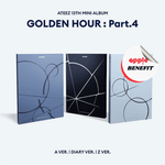 ATEEZ GOLDEN HOUR : PART. 4 | APPLE OFFICIAL PHOTOCARD (RANDOM 1 OUT OF 8)