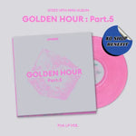 ATEEZ 14TH MINI ALBUM GOLDEN HOUR: PART 5 (PINK LP VER.) | KQ SHOP OFFICIAL PHOTOCARDS (RANDOM 2 OUT OF 8)