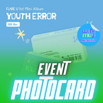 FLARE U 1ST MINI ALBUM YOUTH ERROR (QR VER.) | WITHMUU OFFICIAL PHOTOCARD (RANDOM 1 OUT OF 2)
