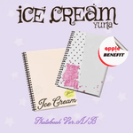 ITZY YUNA 1ST MINI ALBUM ICE CREAM (PHOTOBOOK VER.) - 2 ALBUMS SET | APPLE OFFICIAL PHOTOCARD (RANDOM 1 OUT OF 2) + ADDED PHOTO MAGNET