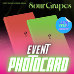 NiziU KOREA 1ST MINI ALBUM Sour Grapes | WITHMUU OFFICIAL PHOTOCARD (RANDOM 1 OUT OF 8)