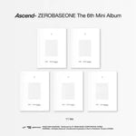 ZEROBASEONE 6TH MINI ALBUM Ascend- (11 VER.) | 5 ALBUMS SET