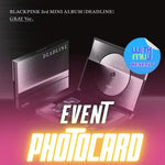 BLACKPINK 3RD MINI ALBUM DEADLINE (GRAY VER.) | WITHMUU OFFICIAL PHOTOCARD (RANDOM 1 OUT OF 4)