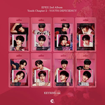 EPEX 2ND ALBUM YOUTH CHAPTER 2 : YOUTH DEFICIENCY (KEYRING ALBUM) | 8 ALBUMS SET