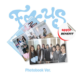 HEARTS2HEARTS 1ST MINI ALBUM FOCUS (PHOTOBOOK VER.) - 3 ALBUMS SET | APPLE OFFICIAL PHOTOCARD (RANDOM 1 OUT OF 8)
