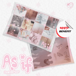 ifeye 3RD EP ALBUM AS IF (PHOTOBOOK VER.) - 2 ALBUMS SET | APPLE OFFICIAL PHOTOCARD A (RANDOM 1 OUT OF 5)