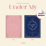 I:MOND 1ST MINI ALBUM UNDER MY - 2 ALBUMS SET | APPLE OFFICIAL PHOTOCARD (RANDOM 1 OUT OF 4)