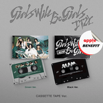 ITZY ALBUM GIRLS WILL BE GIRLS (CASSETTE TAPE VER.) - 2 ALBUMS SET | APPLE OFFICIAL PHOTOCARD (RANDOM 1 OUT OF 5)