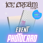 ITZY YUNA 1ST MINI ALBUM ICE CREAM (PHOTOBOOK VER.) | WITHMUU OFFICIAL PHOTOCARD (RANDOM 1 OUT OF 2)