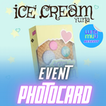 ITZY YUNA 1ST MINI ALBUM ICE CREAM (MINI BAG VER.) | WITHMUU OFFICIAL PHOTOCARD (RANDOM 1 OUT OF 2)