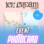 ITZY YUNA 1ST MINI ALBUM ICE CREAM (POCA ALBUM VER.) | WITHMUU OFFICIAL PHOTOCARD (RANDOM 1 OUT OF 2)