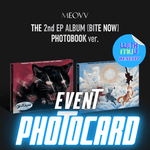 MEOVV 2ND EP ALBUM BITE NOW (PHOTOBOOK VER.) - 2 ALBUMS SET | WITHMUU OFFICIAL PHOTOCARD (RANDOM 3 OUT OF 5)