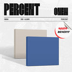 SHINEE ONEW 2ND ALBUM PERCENT (DIGIPACK VER.) - 2 ALBUMS SET | APPLE OFFICIAL PHOTOCARD (RANDOM 1 OUT OF 2)