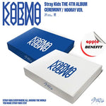 STRAY KIDS 4TH ALBUM KARMA - 2 ALBUMS SET | APPLE OFFICIAL PHOTOCARD (RANDOM 1 OUT OF 8) + ADDED GROUP PHOTOCARD (SET ONLY)