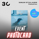 DAY6 SUNGJIN 1ST FULL ALBUM 30 (POSTCARD VER.) | WITHMUU OFFICIAL PHOTOCARD (RANDOM 1 OUT OF 3) PER ALBUM