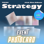 TWICE 14TH MINI ALBUM STRATEGY STEP4 VER. (DIGIPACK VER.) | WITHMUU OFFICIAL PHOTOCARD (RANDOM 1 OUT OF 9) PER ALBUM