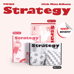 TWICE 14TH MINI ALBUM STRATEGY - 3 ALBUMS SET | APPLE OFFICIAL PHOTOCARD (RANDOM 1 OUT OF 9) PER ALBUM + ADDED EXCLUSIVE GROUP PHOTO (SET ONLY)