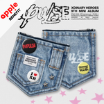 XDINARY HEROES 9TH MINI ALBUM IMPULSE (DENIM POUCH VER.) | APPLE OFFICIAL PHOTOCARD (RANDOM 1 OUT OF 5)