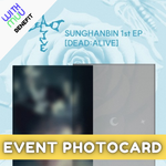 ZEROBASEONE SUNG HAN BIN 1ST EP ALBUM DEAD:ALIVE (PHOTOBOOK VER.) - 3 ALBUMS SET | WITHMUU OFFICIAL PHOTOCARD (RANDOM 1 OUT OF 2)