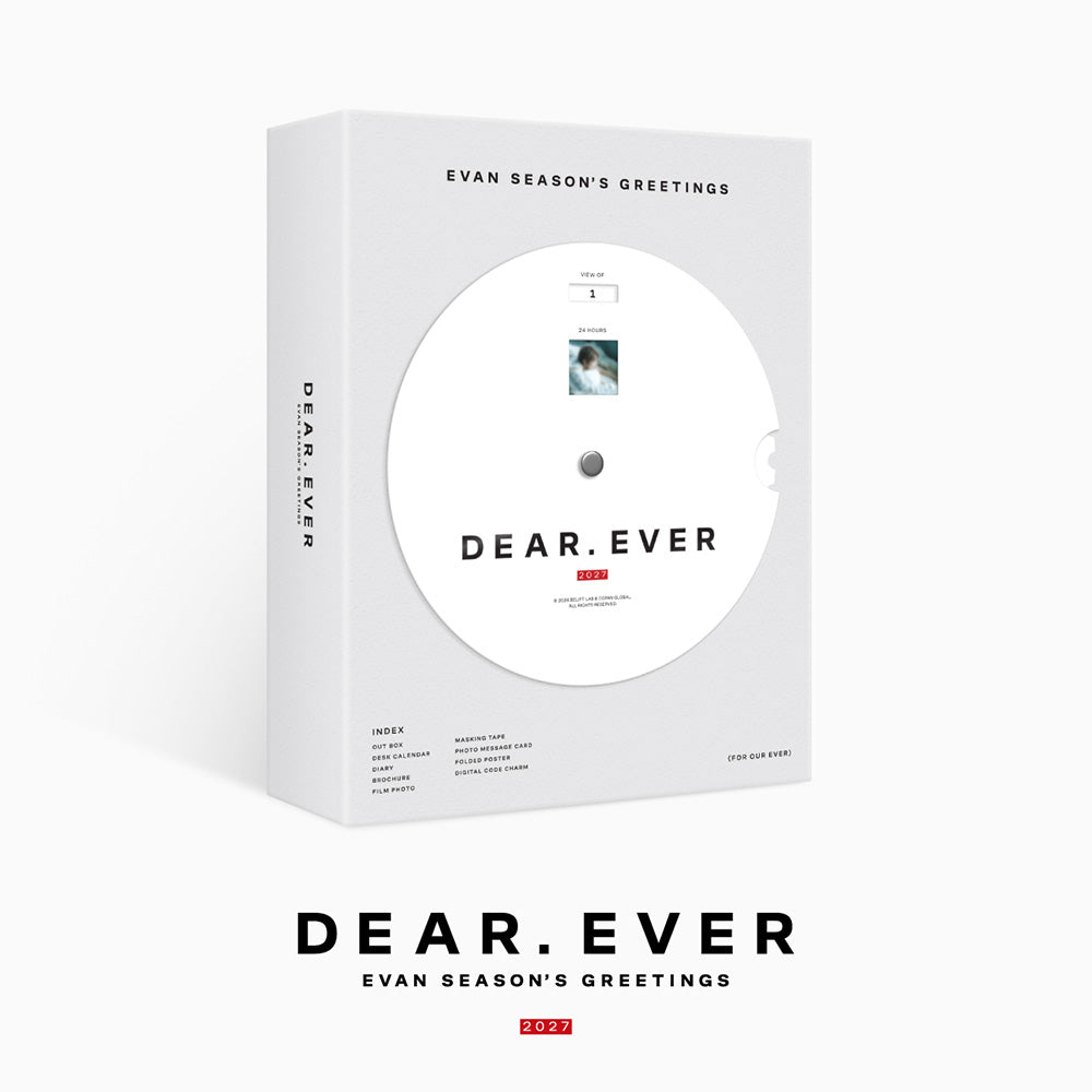 EVAN 'DEAR.EVER'  2027 SEASON'S GREETINGS   |  INCLUDES PRE ORDER GIFT OFFICIAL POSTCARD      [PRE]