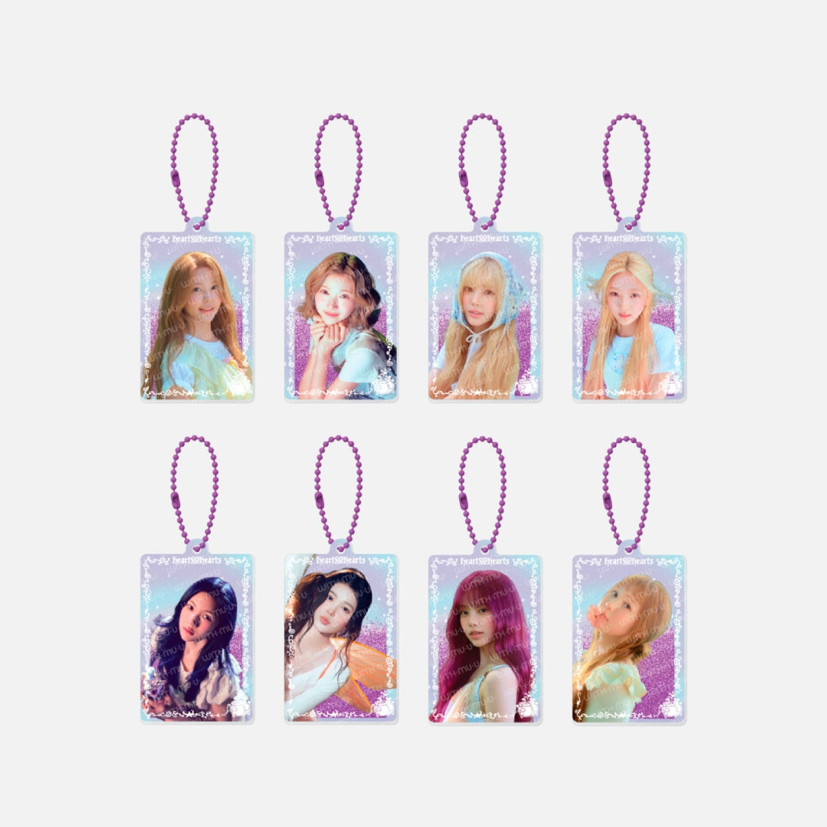 HEARTS2HEARTS  'ICONIC HEART'  OFFICIAL MD  [RANDOM ACRYLIC KEYRING]        [PRE]