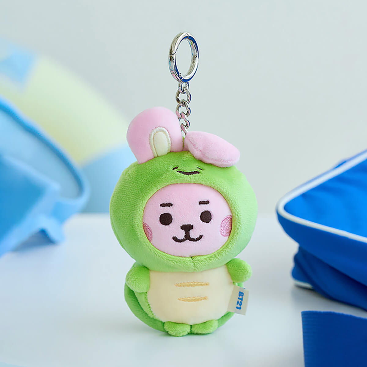 BT21 OFFICIAL OCEAN FRIENDS MINI PLUSH KEYRING - COOKY