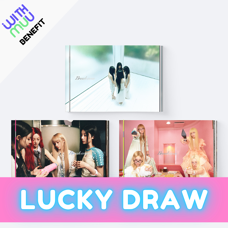 [LUCKY DRAW]   ILLIT 5TH MINI ALBUM BREAK EVEN   -  3 ALBUMS SET   |   WITHMUU OFFICIAL PHOTOCARD (RANDOM 1 OUT OF 4)      [PRE]