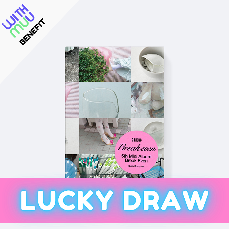 [LUCKY DRAW]    ILLIT 5TH MINI ALBUM BREAK EVEN  (PHOTO DUMP VER.)   |  WITHMUU OFFICIAL PHOTOCARD (RANDOM 1 OUT OF 4)      [PRE]