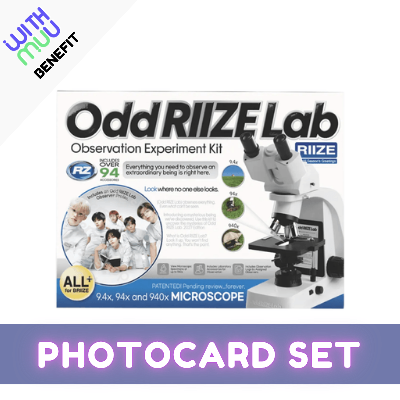 RIIZE  'Odd RIIZE Lab'  2027 SEASON'S GREETINGS     |   WITHMUU OFFICIAL  PHOTOCARD SET         [PRE]