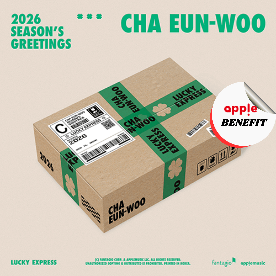 ASTRO CHA EUNWOO 2026 SEASON'S GREETINGS  [LUCKY EXPRESS]    |  APPLE OFFICIAL  PHOTOCARD (RANDOM 1 OUT OF 2)