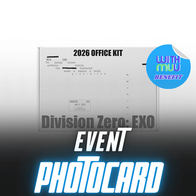 EXO 2026 SEASON'S GREETINGS   [DIVISION ZERO : EXO]   |  WITHMUU OFFICIAL PHOTOCARD SET
