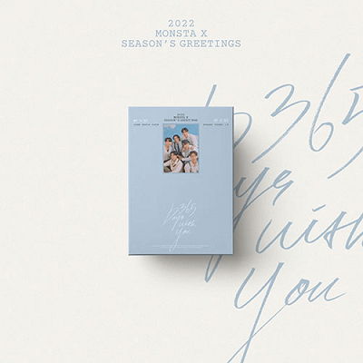 MONSTA X 2022 SEASON'S GREETINGS | DAILY PAD CALENDAR PACKAGE