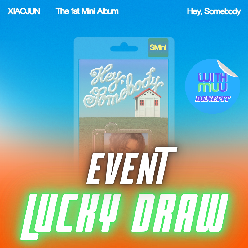 [LUCKY DRAW]   NCT XIAOJUN 1ST MINI ALBUM Hey, Somebody  (SMini VER.)    |   WITHMUU OFFICIAL PHOTOCARD (RANDOM 1 OUT OF 2)      [PRE]