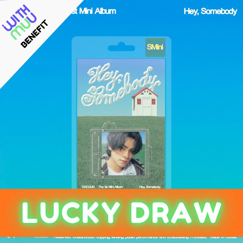 [LUCKY DRAW]   NCT XIAOJUN 1ST MINI ALBUM Hey, Somebody  (SMini VER.)    |   WITHMUU OFFICIAL PHOTOCARD (RANDOM 1 OUT OF 2)      [PRE]