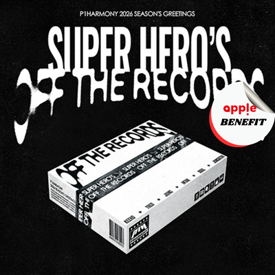P1HARMONY 2026 SEASON'S GREETINGS  [SUPER HERO'S OFF THE RECORDS]    |   APPLE OFFICIAL  PHOTOCARD (RANDOM 1 OUT OF 6)